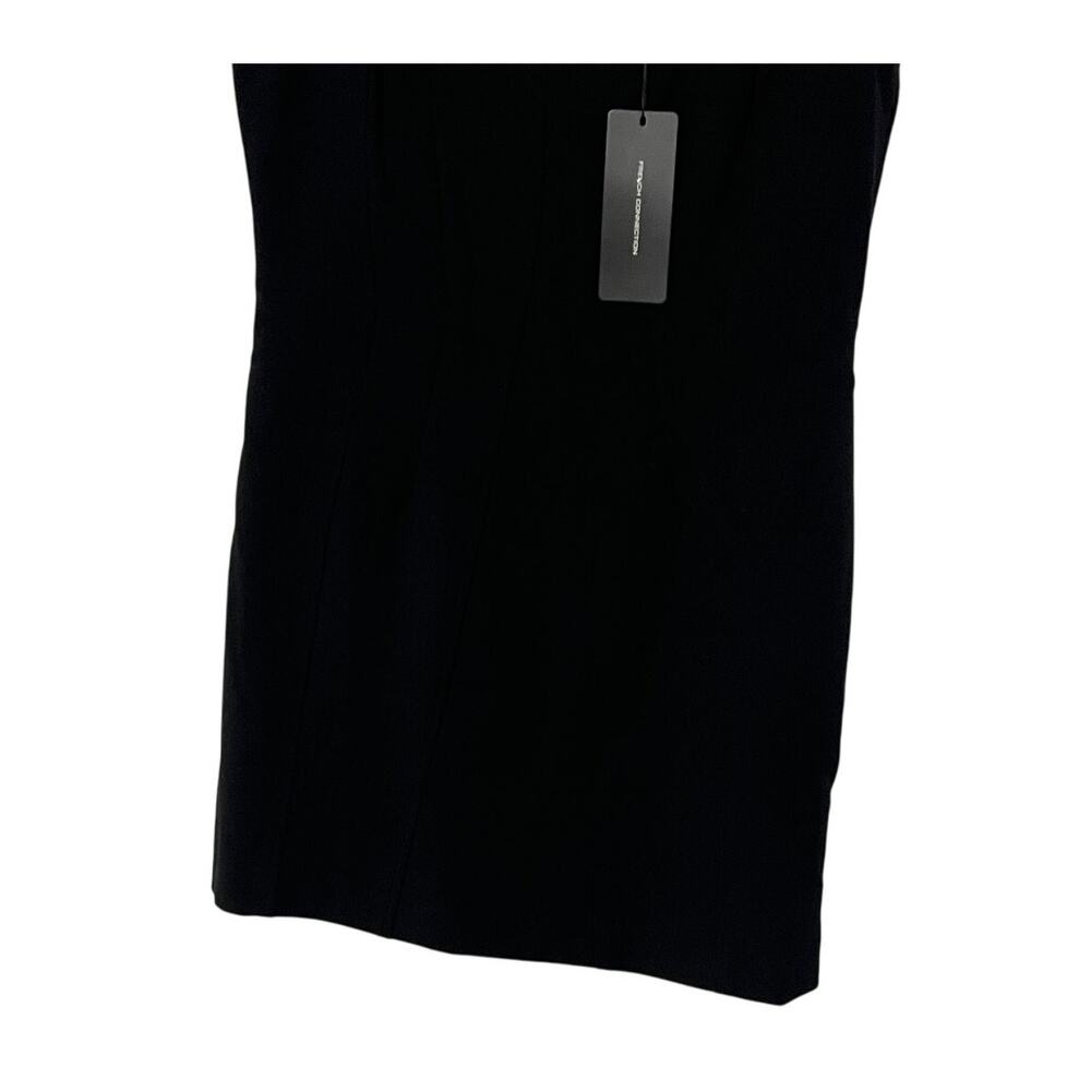 FRENCH CONNECTION WOMENS 12 WHISPER RUTH MINI DRESS BLACK COCKTAIL PARTY NEW - Picture 9 of 14